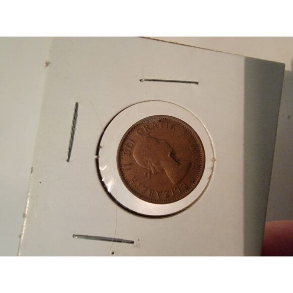 1957 Canadian Elizabeth II 1 Cent Penny Canada 1950s Coin - Picture 1 of 2
